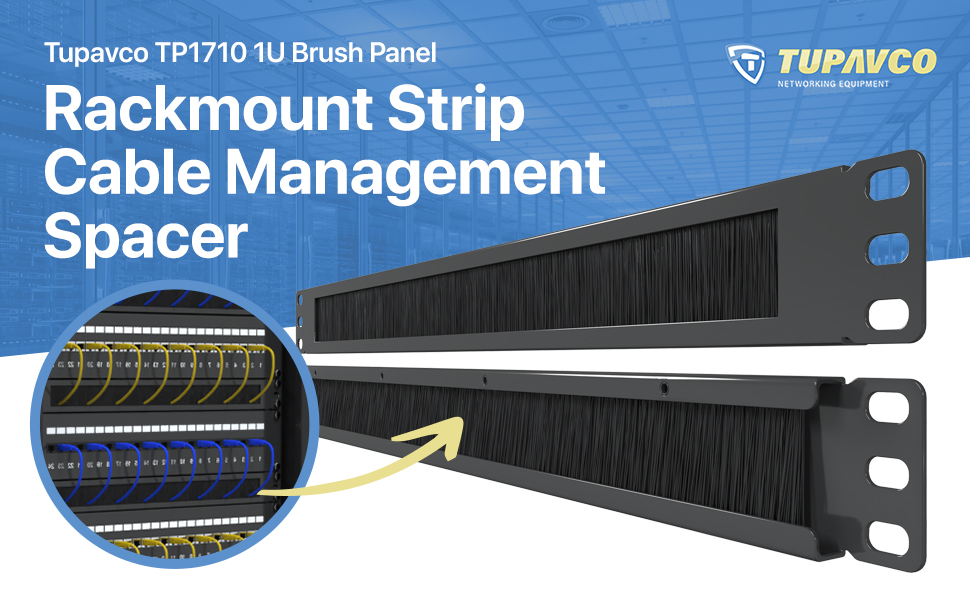 TP1710 1U Brush Panel