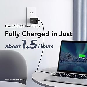 Laptop 65W Full Speed Charge