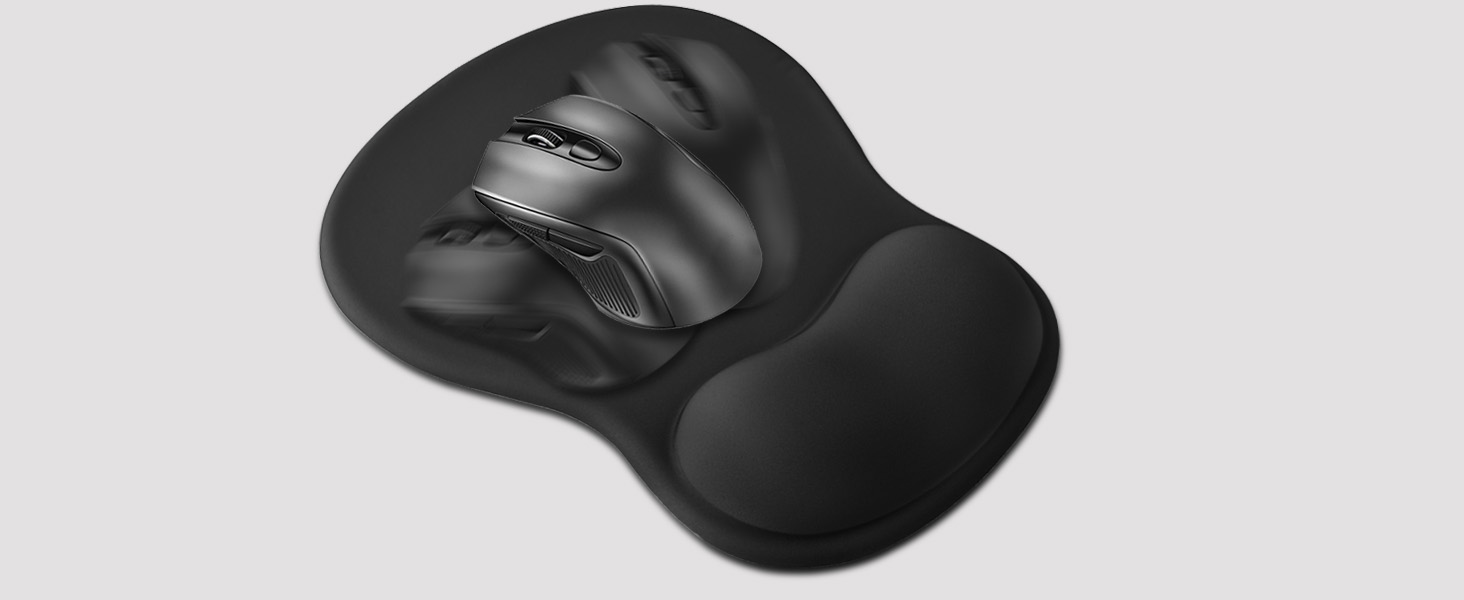 Mouse Pad with Wrist Rest Support