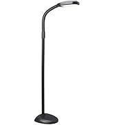 Verilux SmartLight Full Spectrum LED Modern Floor Lamp with Adjustable Brightness, Flexible Goose...