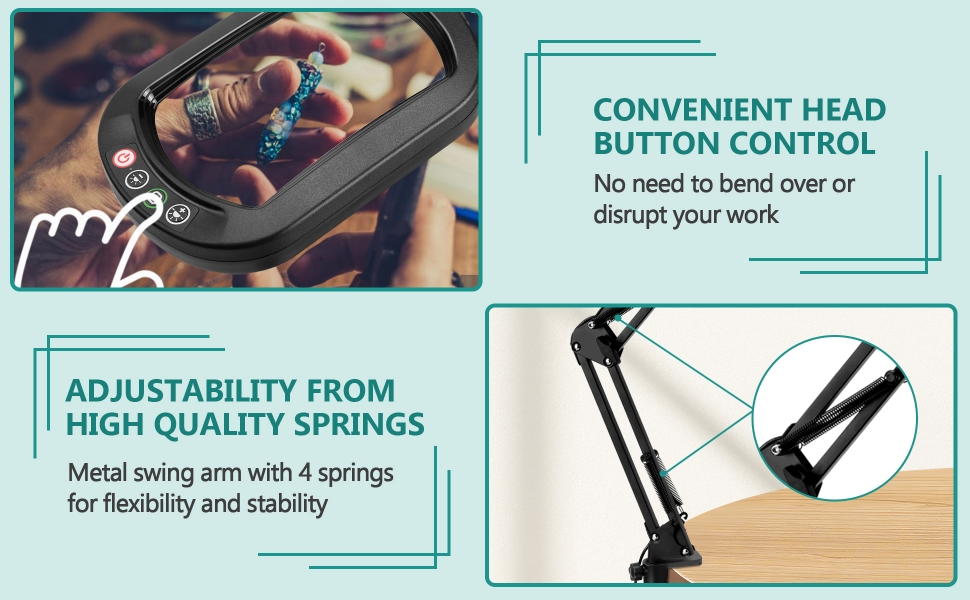 lighted magnifying glass