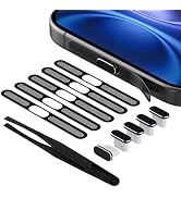 5Pack USB C Dust Plug for iPhone 16, USB Type C Charging Port Cover Dustproof Protector with Earp...