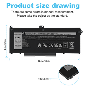 Dell Latitude 14 5420 CHKFM FDTCY XPC5H series battery