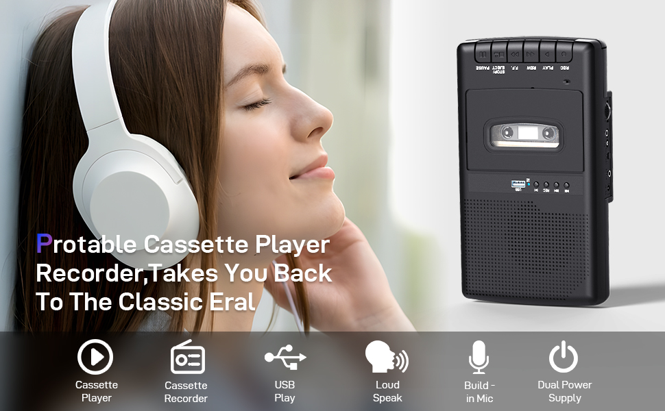 cassette tape recorder
