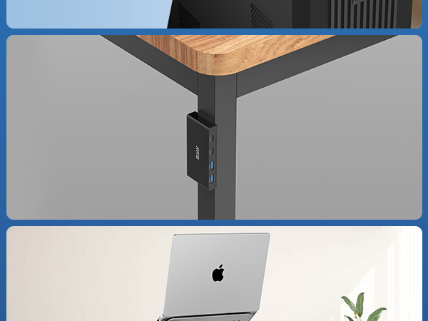 Magnetic USB Hub for Laptop Stand