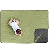 Ubbi Baby Floor Mat, Thick and Comfortable 40.5 x 57 Padded Play Mat for Babies and Toddlers, Det...