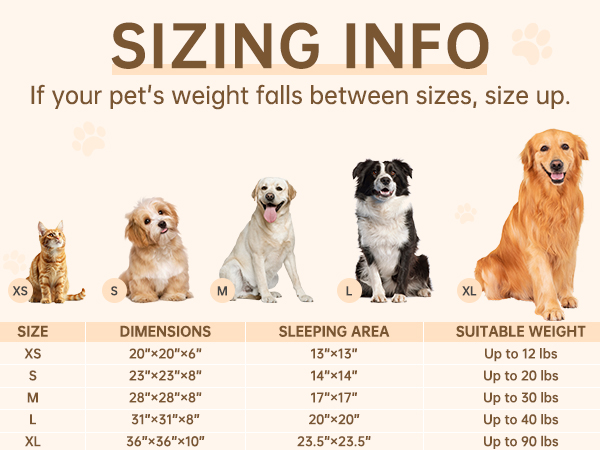 sizing info