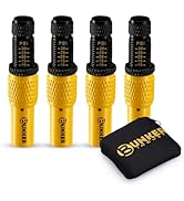 BUNKER INDUST Adjustable Auto-Stop Tire Deflator Valve Kit (10-30 PSI),4 PCS Tire Air Down Tool O...