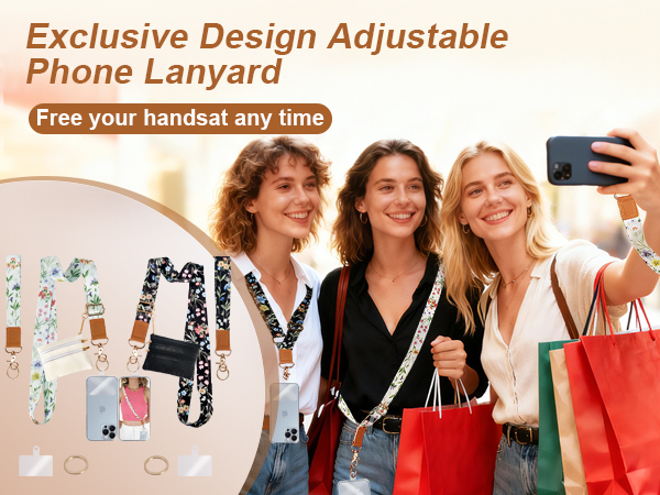 QIOFEARTH Clip and Go Strap for Phone with Wallet Crossbody