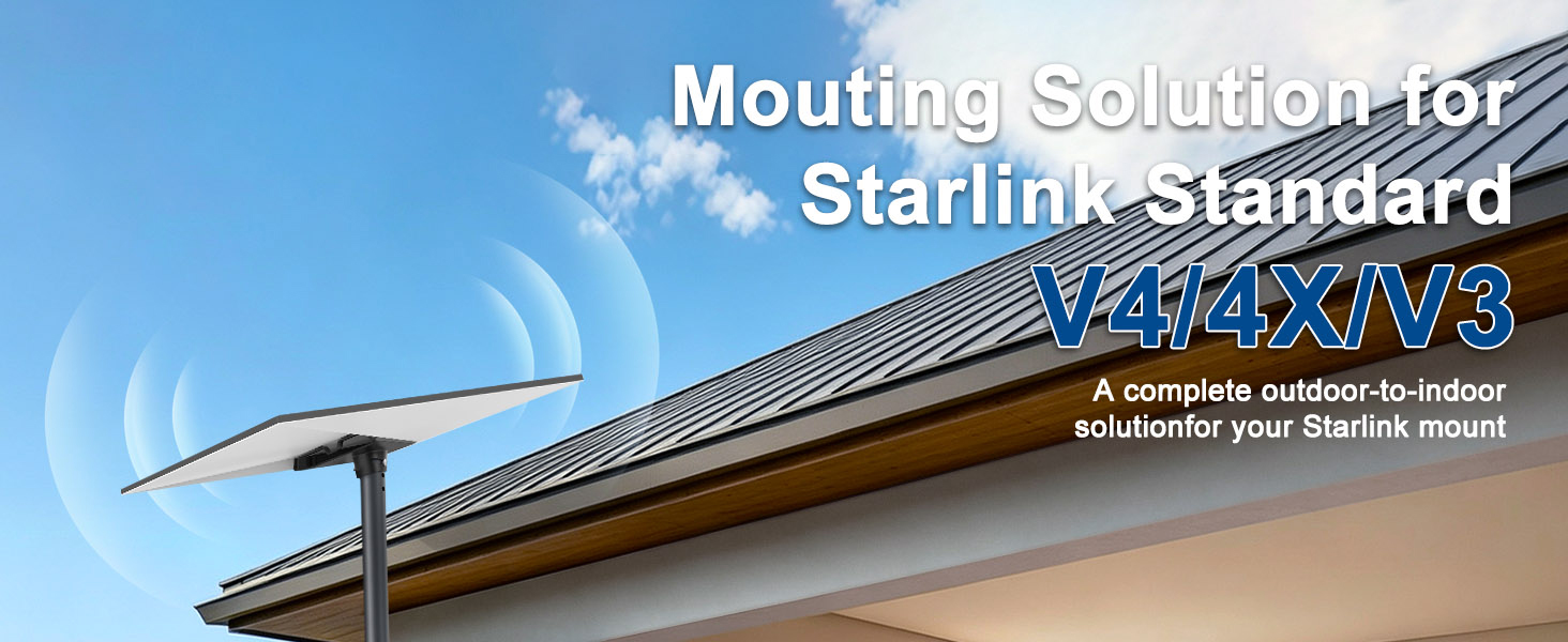 mounting solution for starlink standard 4/4X/V3