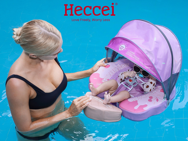 Mambobaby Float Add Tail Baby/Infant Swim Float with Canopy