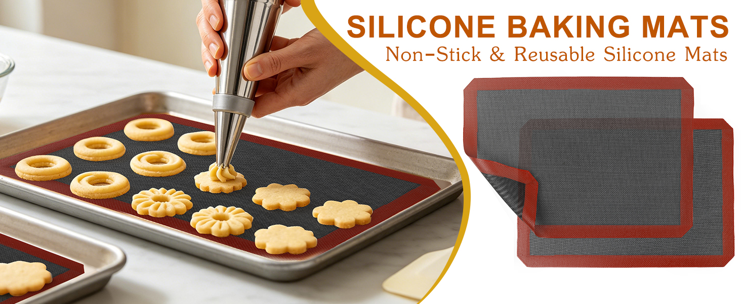 Perforated Baking Mats Black A+01