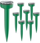 Mole Repellent Solar Powered Ultrasonic Gopher Repellent Outdoor, Sonic Mole Deterrent Spikes, Sn...