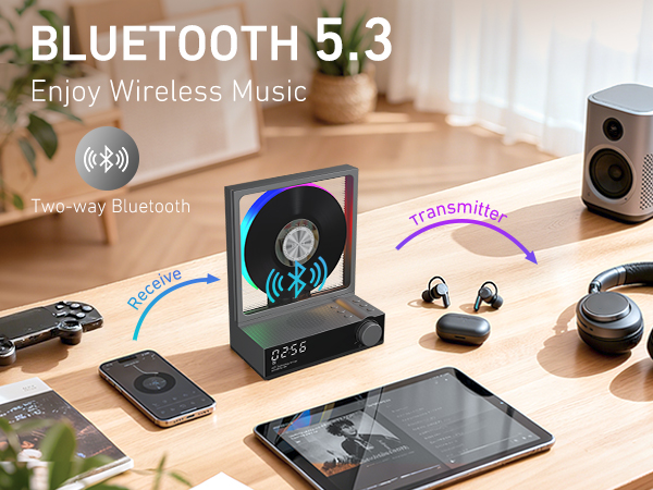 desktop bluetooth cd player