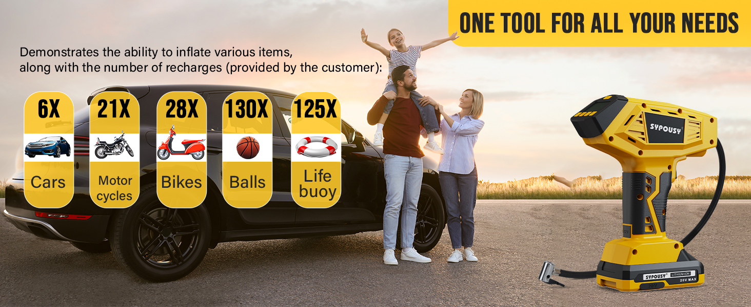 battery tire inflator