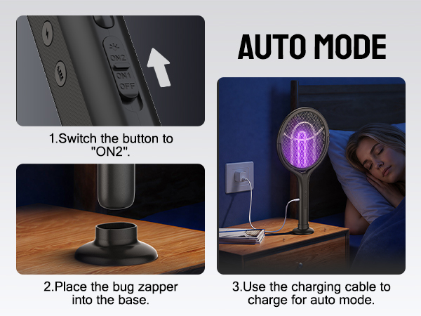 Electric Fly Swatter Racket &amp;amp; Bug Zapper