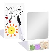 XANGNIER School Locker Accessories for Girls with Magnetic Locker Mirror,Magnetic Whiteboard and ...