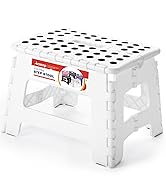 ACSTEP Folding Step Stool Portable Collapsible Plastic Step Stool 9 Inch Foldable Step Stool Non ...