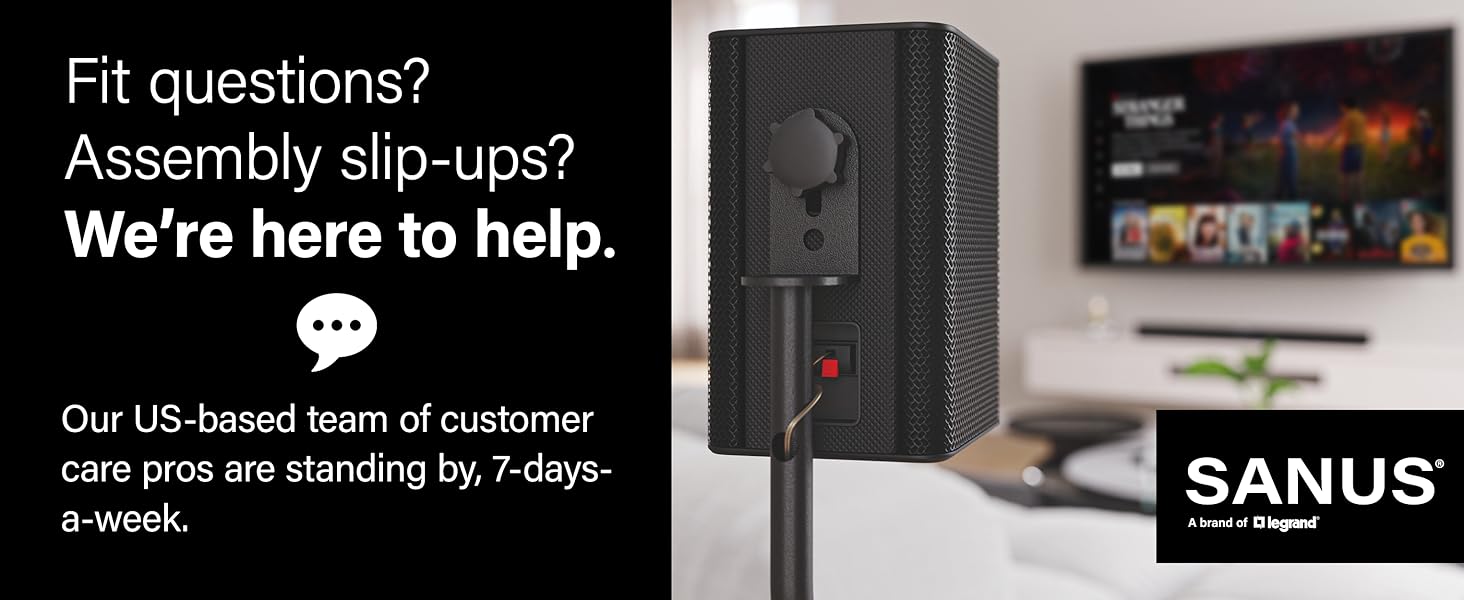 speaker stand diy easy assembly customer care sanus