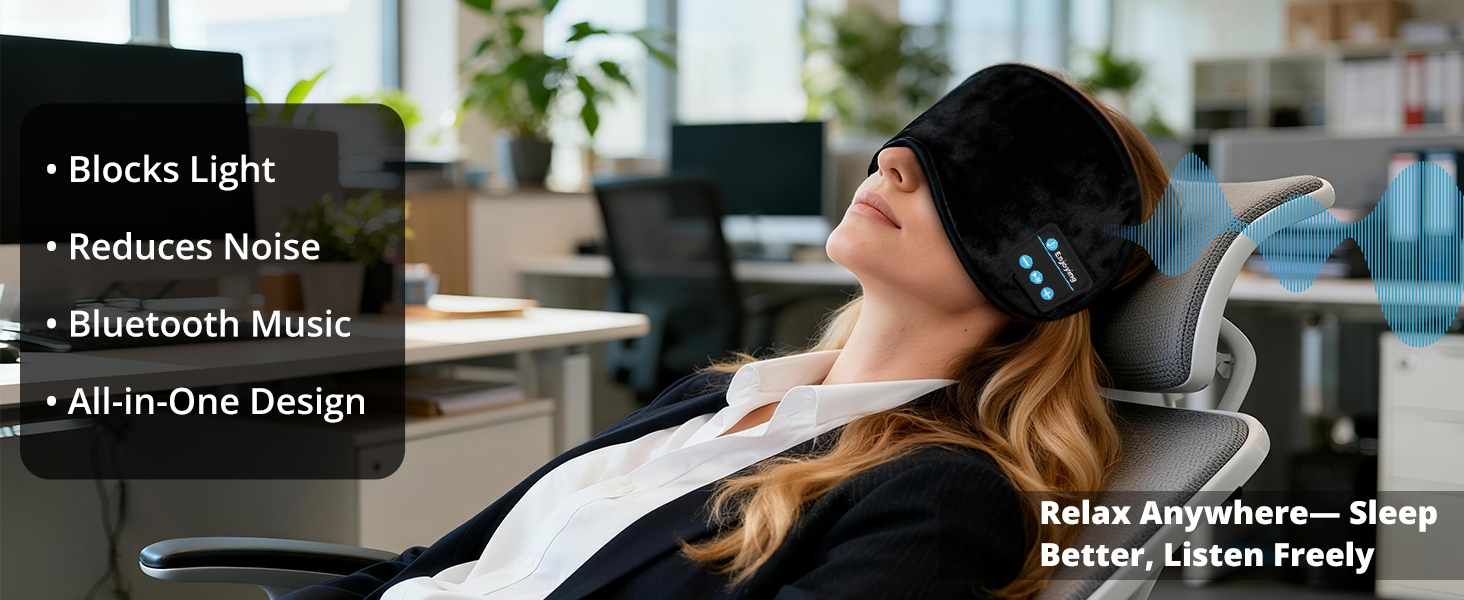 bluetooth eye mask for sleeping