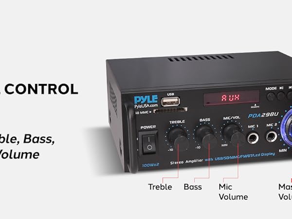 home stereo system components amplifier amp audio receiver bluetooth amplificador canales