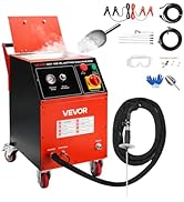 VEVOR Dry Ice Blasting Machine, 11LBS (5KG) Capacity Dry Ice Cleaning Machine with 4 Nozzles, Adj...