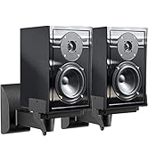 Suptek Dual Side Clamping Bookshelf Speaker Wall Mounting Bracket for Large Surrounding Sound Spe...