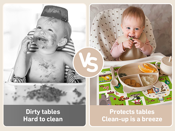 Disposable Placemats for Baby