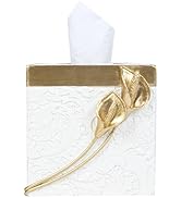 Hymmah Modern Square Tissue Box Cover Holder,Bathroom Accessories Decor Unique Design Tissue Box ...