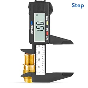 Step measuring by Digital caliper