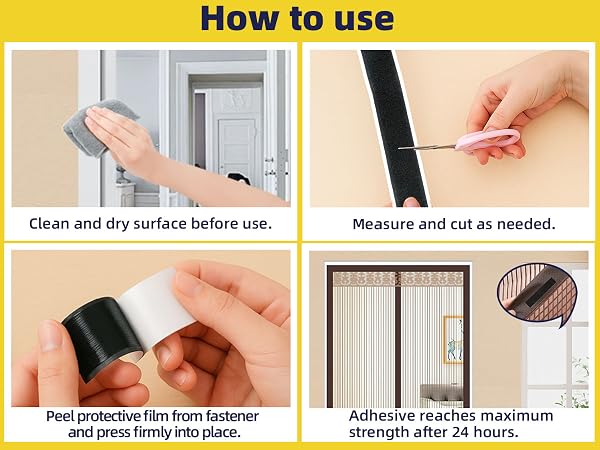 Velcro Strips with Adhesive