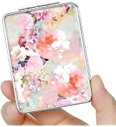dcdcee Pocket Mirror, Small Travel Mirror with Magnification, Portable Double-Sided Magnifying Co...