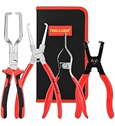 TOOLEAGUE 4Pcs Fuel Line Pliers Set, Hose Remover, 9