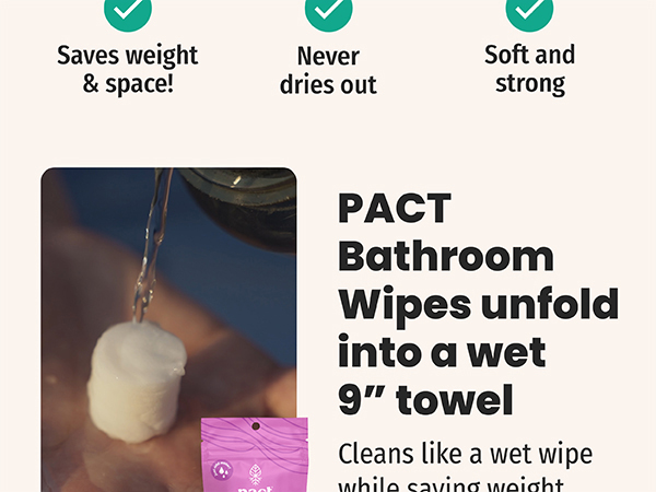 Pact Bathroom Wipes