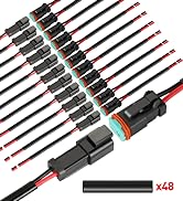 deutsch connector 2 pin 12sets