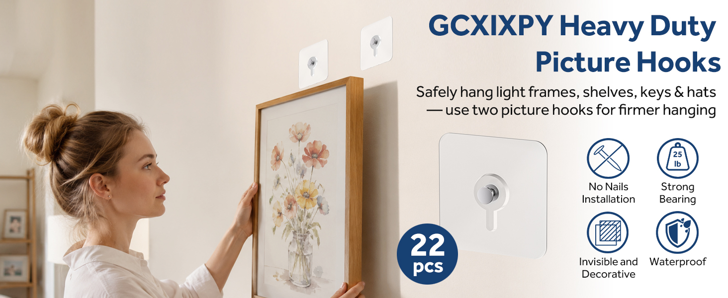 Adhesive Picture Hooks