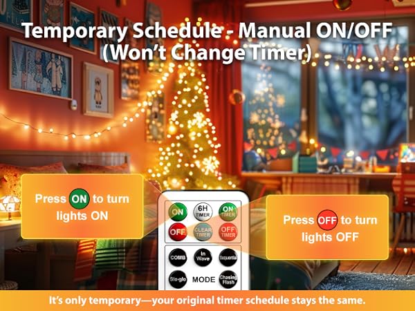 Temporary schedule