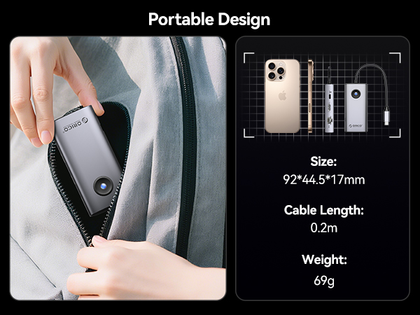 USB C Docking Station with 4K HDMI,