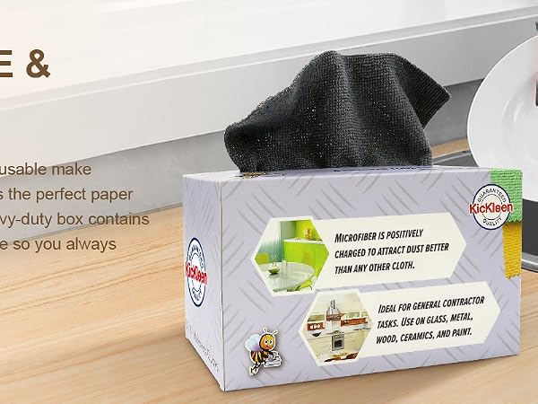 gray microfiber cleaning cloths