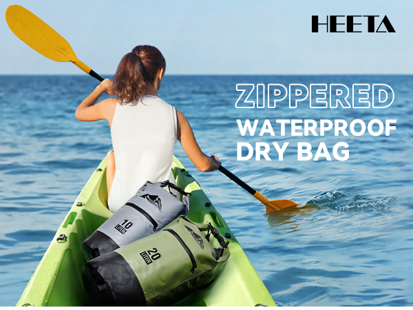 Waterproof Dry Bag with Zippered Pocket