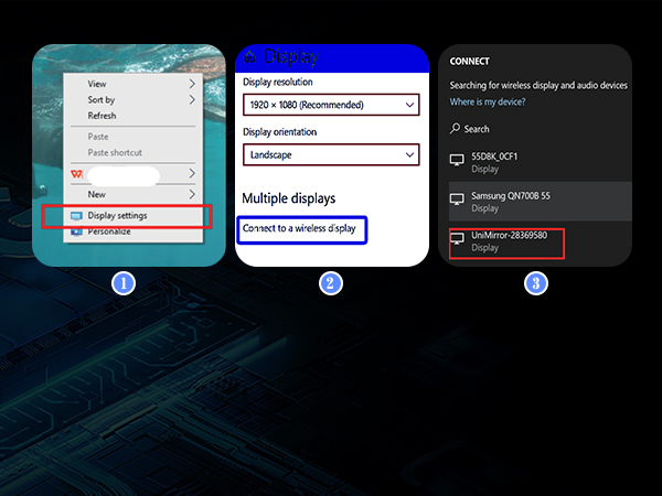 2 in 1 Wireless HDMI Transmitter and Receiver