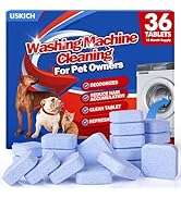 Washing Machine Cleaner-36Pack-18 Month Supply,Washer Machine Cleaner Tablets Formulated For Pet ...