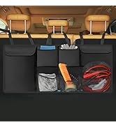 MIKKUPPA Car Trunk Organizer for SUV - Hanging Backseat Car Storage Bag with 7 Pockets for Grocer...