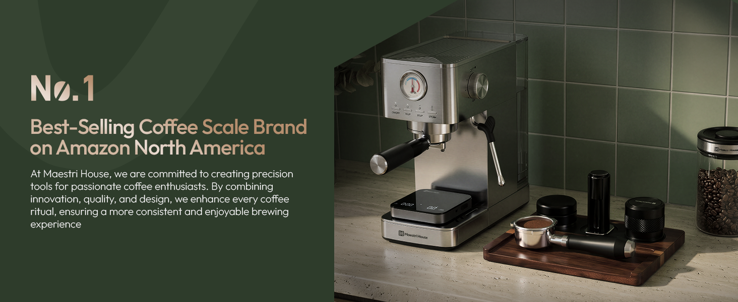 Maestri House Coffee Scale with Timer