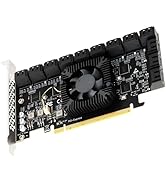 GLOTRENDS SA3824A 24-port PCIe 3.0 X8 SATA Expansion Card, Compatible with Windows,Linux,Mac OS,NAS