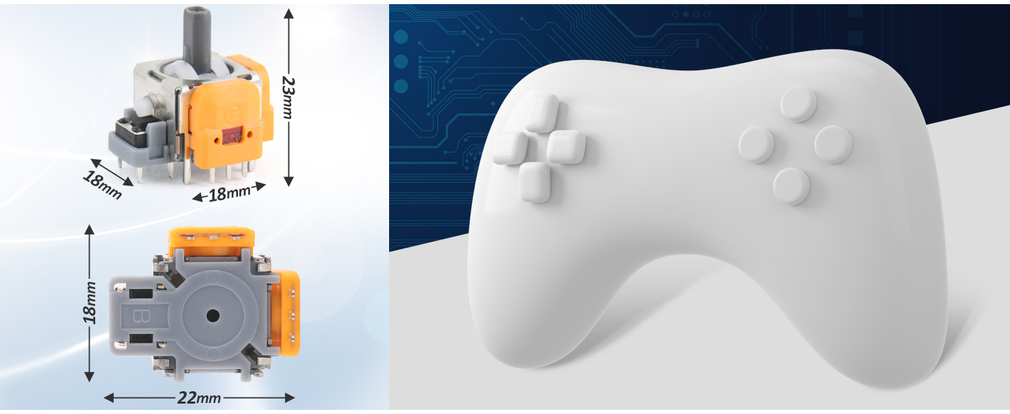 Joysticks Replacement for Sony Playstation 5 PS5
