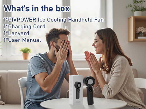 small handheld fan