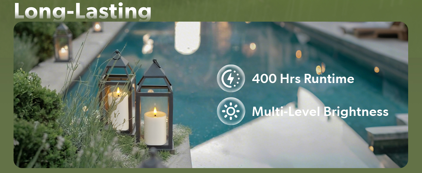 waterproodf flameless candles