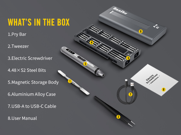 All-in-one electric precision screwdriver set