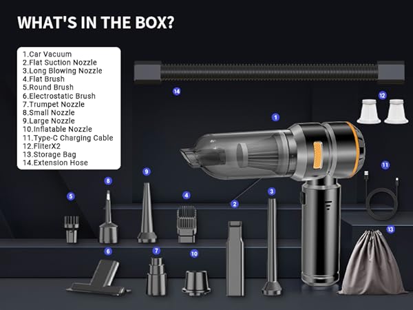 Car Vacuum Cleaner High Power